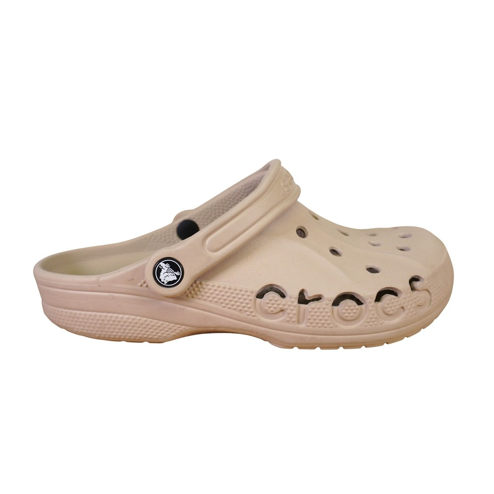Crocs Baya Clog Unisex Men 7 Women 9 Tan Beige Slip On Comfort Sandals